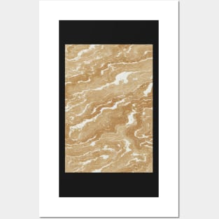 Travertine Stone Pattern Texture #12 Posters and Art